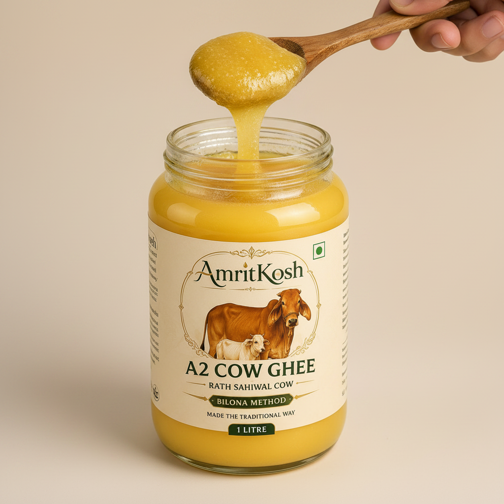 AmritKosh A2 Bilona Cow Ghee – 1 Litre