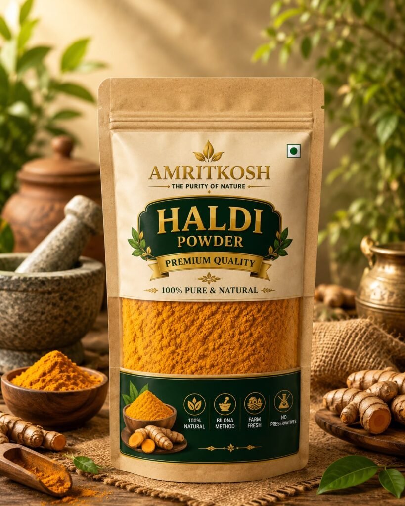 AmritKosh Haldi Powder 100% Pure and Natural