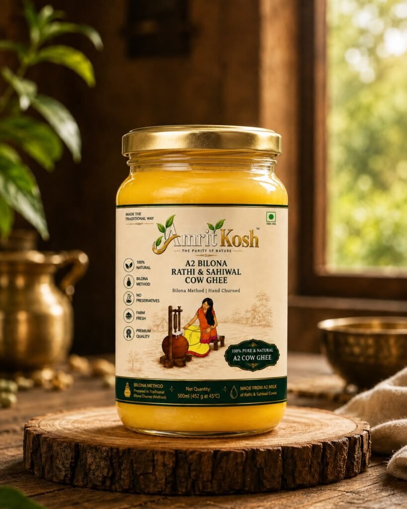AmritKosh 500ml A2 Cow Ghee